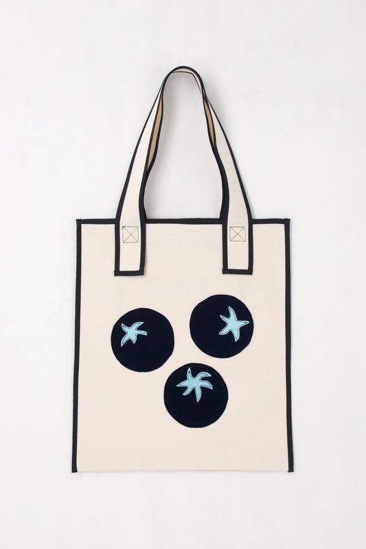 Funky Tote Bag Blueberries